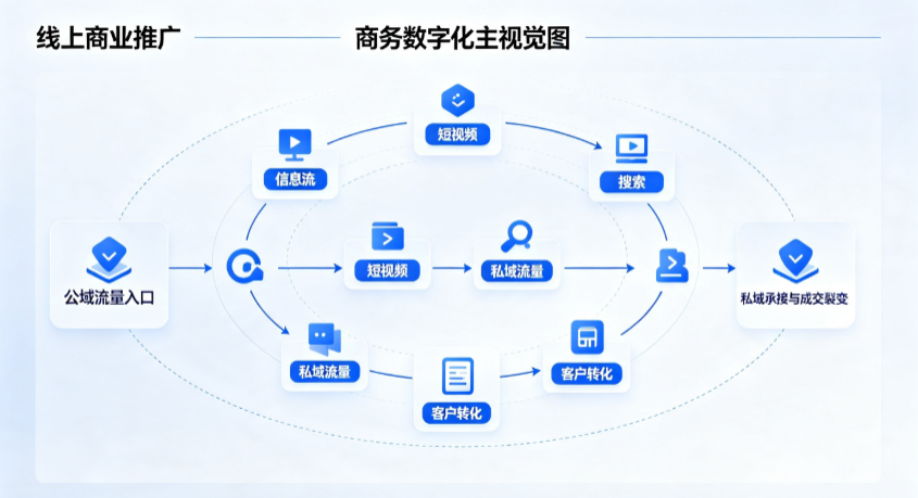 静乐县线上商业推广怎么做？全域流量闭环搭建与低成本转化实战指南